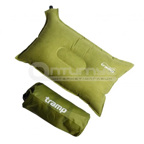 Самонадувающаяся подушка Tramp комфорт UTRI-012 оливковая