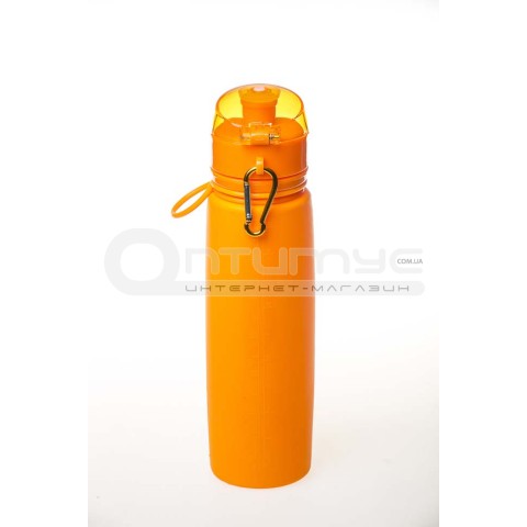 Пляшка силіконова Tramp 700ml, помаранчева