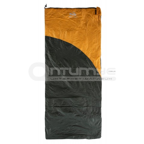 Спальний мішок Tramp Airy Light чорно-помаранчевий лівий