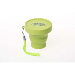 Стакан складаний силіконовий Tramp з кришкою 180ml, зелений