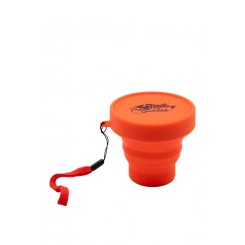 Стакан складаний силіконовий Tramp з кришкою 180ml, помаранчевий