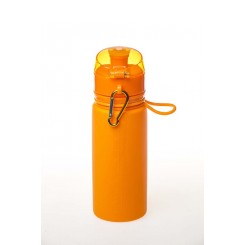 Бутылка силиконовая Tramp 500мл, оранжевая