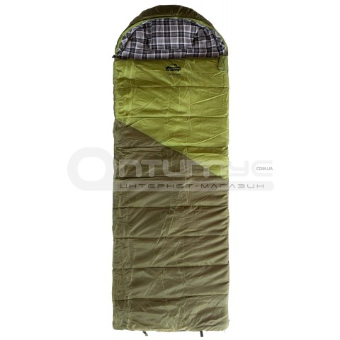 Спальний мішок Tramp Kingwood Long темно-оливковий лівий