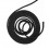 Веревка (шнур) якорная плетеная полиэстр 6 мм черная, длина 1 м