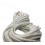 Мотузка (шнур) якірна плетена поліестр 8 мм біла, довжина 25 м