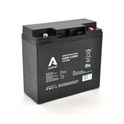 Акумулятор AGM AZBIST Super AGM ASAGM-12200М5, Black Case, 12 В 20 Аг