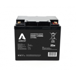 Аккумулятор AZBIST Super AGM ASAGM-12400, Black Case, 12 В 40 Ач