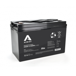 Акумулятор AZBIST Super AGM ASAGM-121000M8, Black Case, 12 В 100 Аг