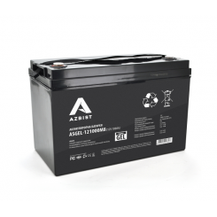 Аккумулятор гелевый AZBIST Super GEL ASGEL-121000, Black Case, 12 В 100 Ач