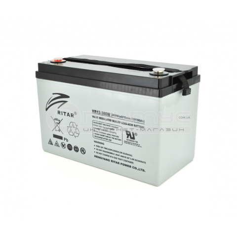 Аккумулятор AGM RITAR HR12380W, Gray Case, 12 В 100 Ач