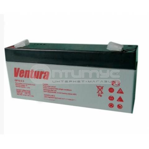 Акумулятор AGM Ventura 6 В 3.3 Аг