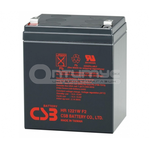 Аккумулятор AGM CSB HR1221WF2 12 В 5 Ач