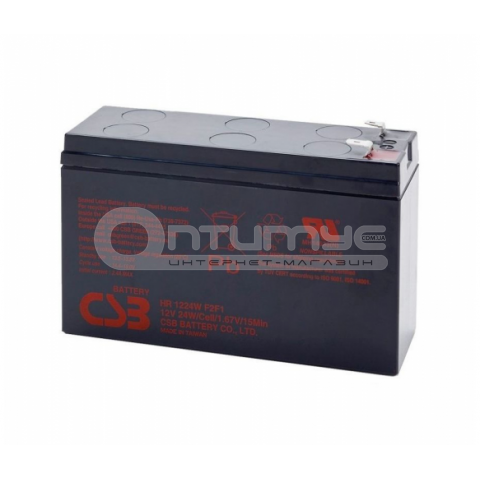 Акумулятор AGM CSB HR1224WF2 12 В 6.5 Аг