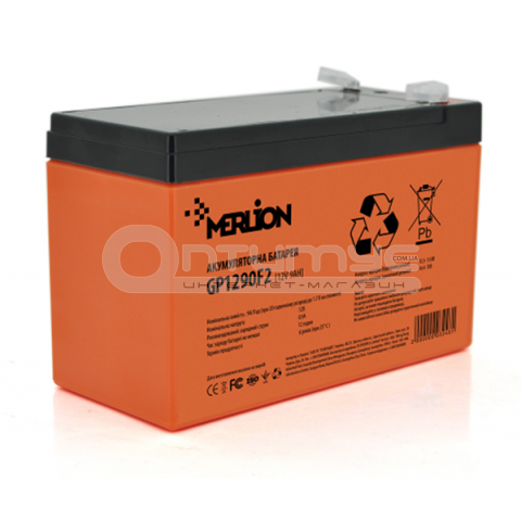 Акумулятор AGM Merlion GP1290F2 PREMIUM 12 В 9 Ач