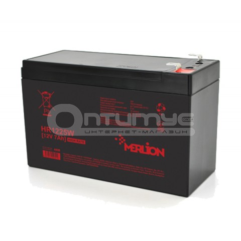 Акумулятор AGM Merlion HR1225W 12 В 7 Аг