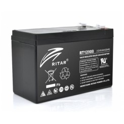 Акумулятор AGM RITAR RT1290B, Black Case, 12 В 9 Ач