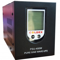 Источник бесперебойного питания (ИБП) Coldex 650ВА (400 Вт) с правильной синусоидой + беспроводной сигнализатор, 12 В под внешнюю батарею