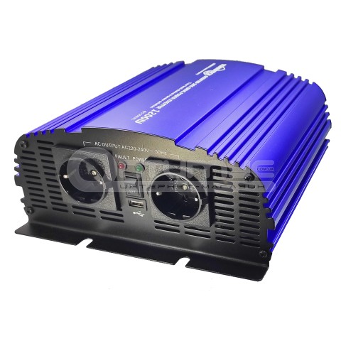 Інвертор напруги Tommatech MS-1200, 1200Вт (2400 Вт), 12/220V, модифікована синусоїда