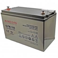 Акумулятор AGM Makelsan 6-FM-100 100 Аг 12 В