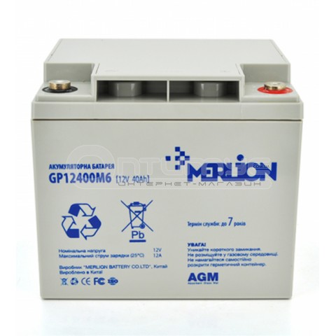 Аккумулятор AGM Merlion GP12400M6 12 В 40 Ач