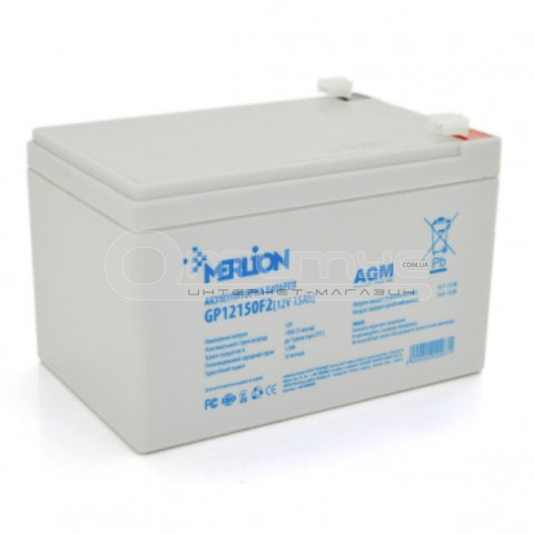 Акумулятор AGM Merlion GP12150F2 12 В 15 Аг