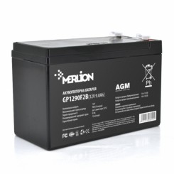 Акумулятор AGM Merlion GP1290F2B, Black, 12 В 9 Аг