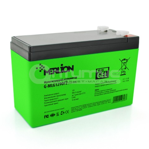 Акумулятор мультигелевий Merlion G-MLG1290F2 12 В 9 Аг