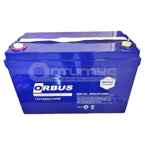 Аккумулятор гелевый Orbus CG12100 GEL 12 В 100 Ач Аккумулятор гелевый Orbus CG12100 GEL 12 В 100 Ач