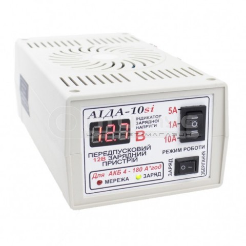 Автоматичний зарядний пристрій для кислотно-свинцевих, гелевих, AGM акумуляторів АІДА-10si