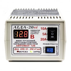 Автоматичний зарядний пристрій для кислотно-свинцевих, гелевих, AGM акумуляторів АІДА-20si