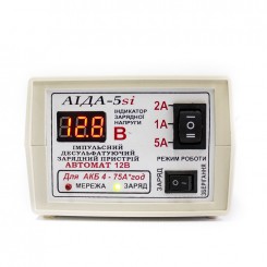 Автоматическое зарядное устройство для кислотно-свинцовых, гелевых, AGM аккумуляторов АИДА-5si