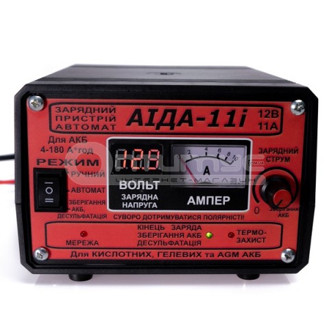 Автоматичний зарядний пристрій для кислотно-свинцевих, гелевих, AGM акумуляторів АІДА-11i