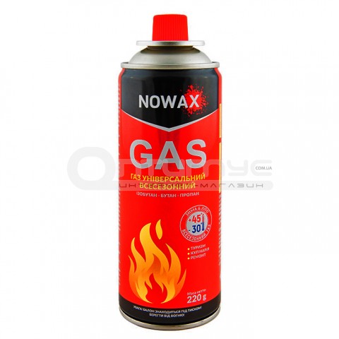 Газовий балон цанговий Nowax 220 г