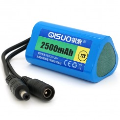 Литий-ионный аккумулятор QiSuo 2,5 Ач 12 В трёхугольный