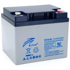 Тяговый аккумулятор AGM RITAR EV12-45, M5, 12 В 45 Ач