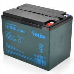 Тяговый аккумулятор AGM Merlion 6-DZM-60, 12 В 60 Ач