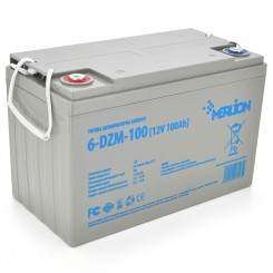 Тяговий акумулятор AGM Merlion 6-DZM-100, M8, 12 В 100 Ач