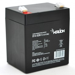 Тяговый аккумулятор AGM Merlion EV 6-DZM-5, M5, 12 В 5 Ач