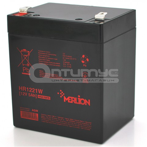 Аккумулятор AGM Merlion HR1221W 12 В 5 Ач