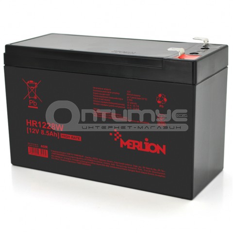 Акумулятор AGM Merlion HR1228W 12 В 8,5 Аг Акумулятор AGM Merlion HR1228W 12 В 8,5 Аг