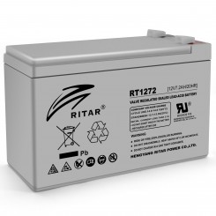 Акумулятор AGM RITAR RT1272 Gray Case 12 В 7.2 Аг