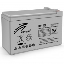 Аккумулятор AGM RITAR RT1280 Gray Case 12 В 8 Ач