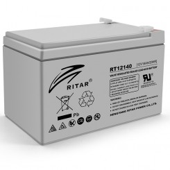 Аккумулятор AGM RITAR RT12140H Gray Case 12 В 14 Ач