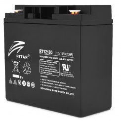 Аккумулятор AGM RITAR RT12180B Black Case 12 В 18 Ач