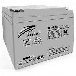 Акумулятор AGM RITAR RT12280 Gray Case 12 В 28 Аг