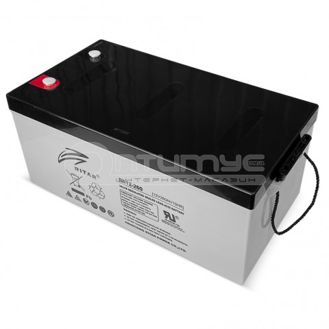 Акумулятор AGM RITAR RA12-260 Gray Case 12 В 260 Аг