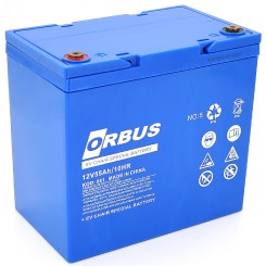 Акумулятор гелевий Orbus EN-12-55 12 В 55 Аг