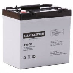 Аккумулятор AGM CHALLENGER А12-55, 12 В 55 Ач