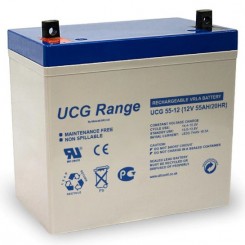 Акумулятор гелевий Ultracell UCG55-12 GEL 12 В 55 Аг