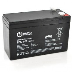 Акумулятор AGM EUROPOWER EP12-9F2 12 В 9 Аг